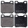 Bremsbelagsatz ohne integrierten Verschleißsensor 16 mm A.B.S. für OPEL OMEGA