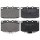 Brake pad set without wear sensor 14.5 mm A.B.S. for e.g. MAZDA RX-7