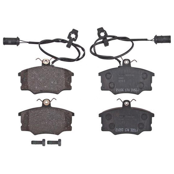 Brake pad set with integrated wear sensor 17 mm A.B.S. for ALFA ROMEO 164