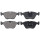 Brake pad set for wear warning indicator 20.3 mm A.B.S. for BMW 5 Series