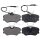 Brake pad set with wear sensor 18.5 mm A.B.S. for e.g. PEUGEOT 405