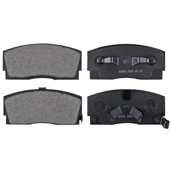 Brake pad set with wear warning 14 mm A.B.S. for DAIHATSU CHARADE and others