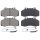 Brake pad set incl. wear warning contact 21.7 mm A.B.S. for e.g. MB VARIO