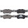 Brake pad set without wear sensor 17 mm A.B.S. for DAEWOO NEXIA and others