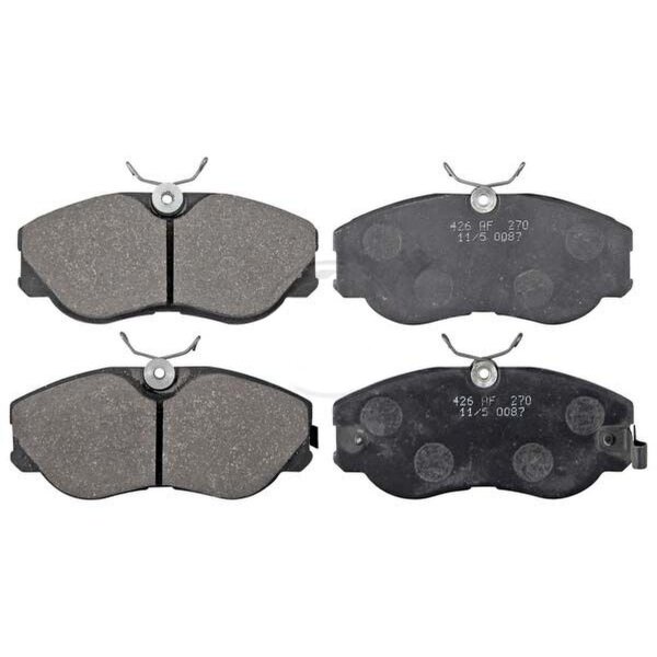 Brake pad set with acoustic wear warning 17 mm A.B.S. for NISSAN 300ZX
