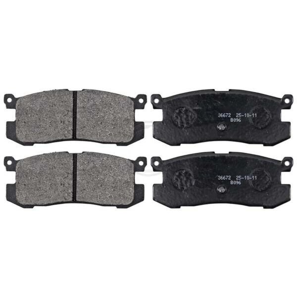 Brake pad set without wear sensor 13 mm A.B.S. for e.g. MAZDA 626