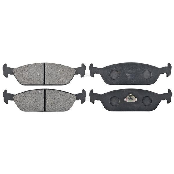 Bremsbelagsatz ohne Verschleißsensor 14 mm A.B.S. für DAIHATSU CHARADE