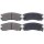Bremsbelagsatz Scheibenbremse hinten A.B.S. für CHRYSLER SEBRING Coupe