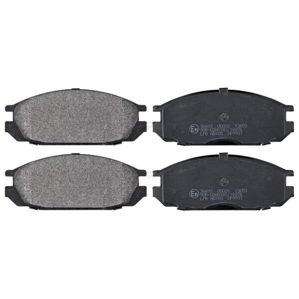 Brake pad set without wear sensor 19 mm A.B.S. for NISSAN PATROL and others