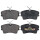 Brake pad set without wear sensor 17.5 mm A.B.S. for e.g. OPEL MONZA