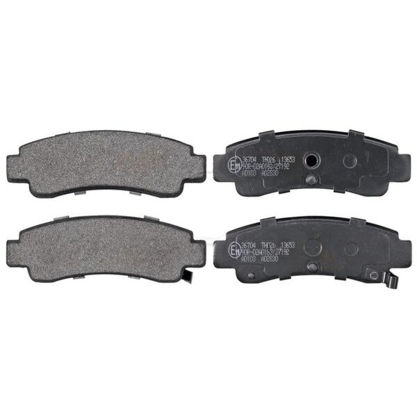 Brake pad set with wear warning 14 mm A.B.S. for NISSAN SUNNY and others