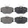 Brake pad set without wear sensor 15.8 mm A.B.S. for e.g. VOLVO 480