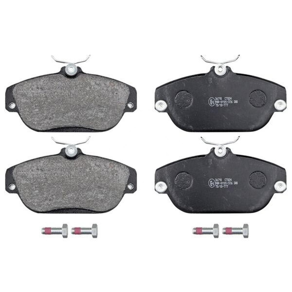 Brake pad set without wear sensor 18 mm A.B.S. for e.g. VOLVO 940
