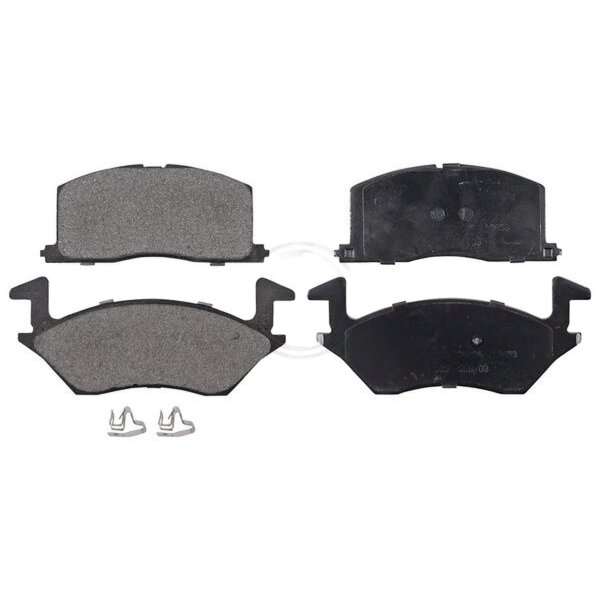Brake pad set with wear warning 13.5 mm A.B.S. for TOYOTA STARLET