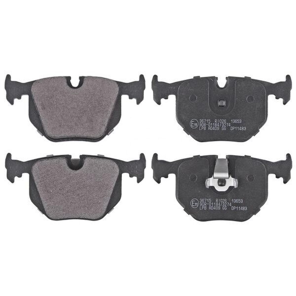 Brake pad set for wear warning indicator 17.3 mm A.B.S. for BMW X3 and others