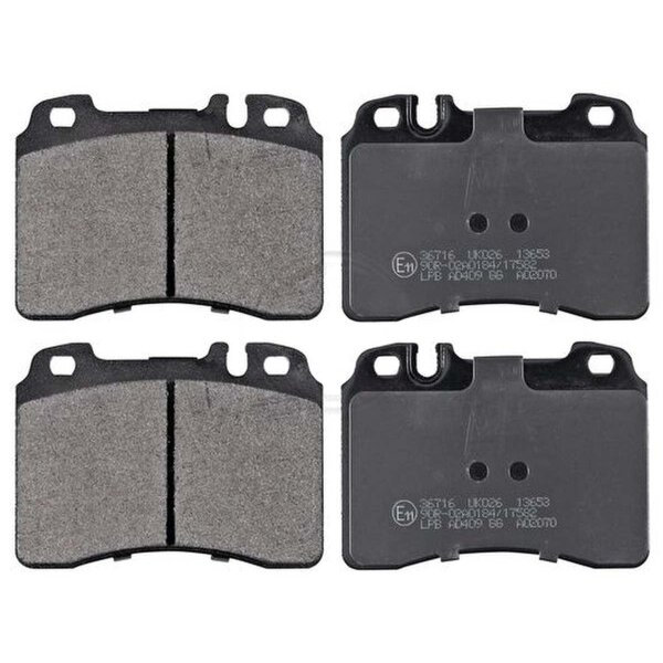 Bremsbelagsatz für Verschleißwarnanzeige 17,5 mm A.B.S. für u.a. MB SL