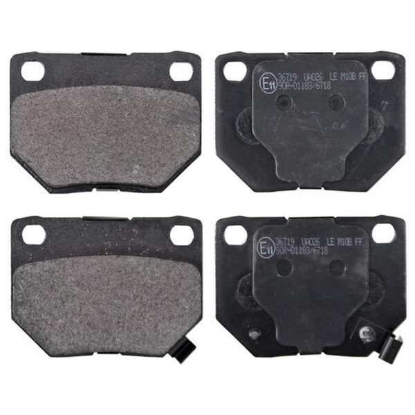 Brake pad set with acoustic wear warning 15.8 mm A.B.S. for NISSAN 300ZX