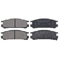 Brake pad set with wear warning 15 mm A.B.S. for SUBARU...