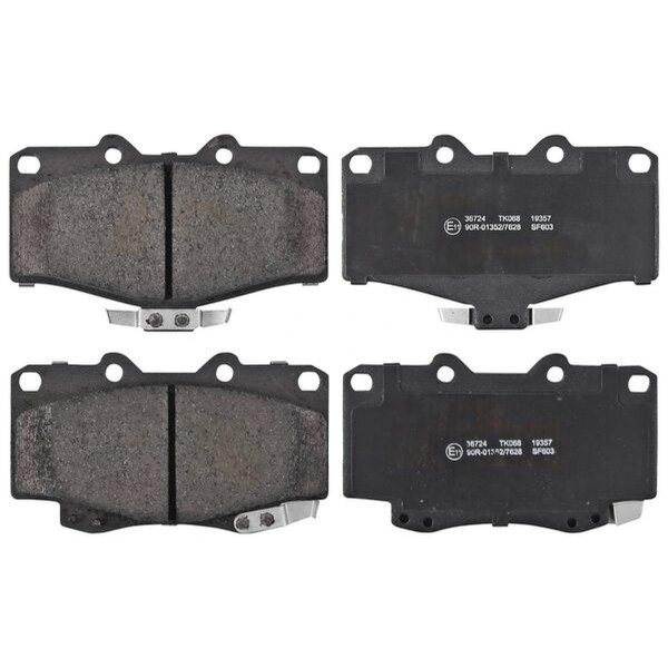 Brake pad set with wear warning 15 mm A.B.S. for TOYOTA HILUX and others