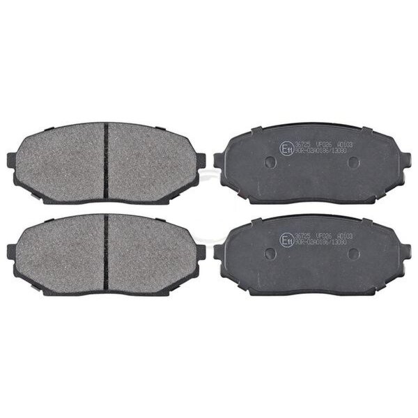 Brake pad set with wear warning 14.4 mm A.B.S. for e.g. ISUZU IMPULSE