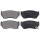 Brake pad set with wear warning 16.5 mm A.B.S. for NISSAN SUNNY and others