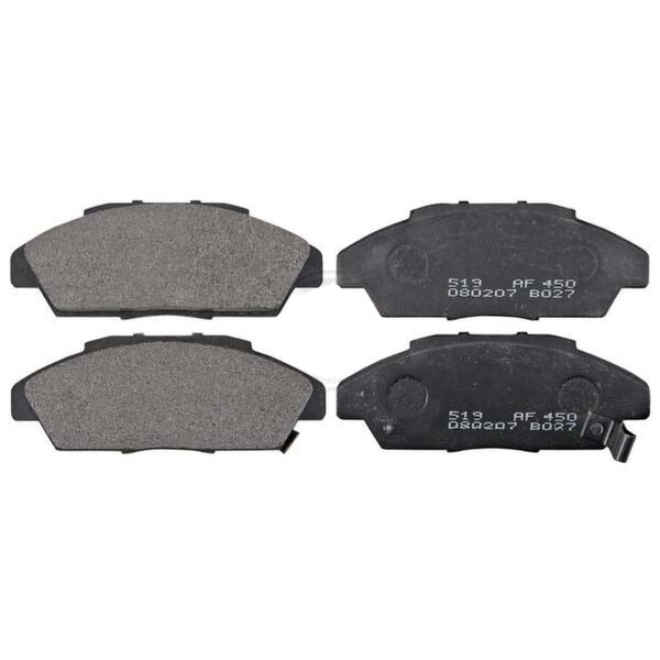 Brake pad set with acoustic wear warning 18.5 mm A.B.S. for HONDA ACCORD