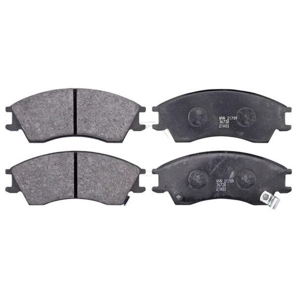 Brake pad set with acoustic wear warning 15.5 mm A.B.S. for SUBARU