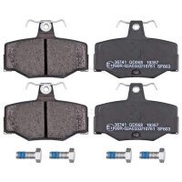 Brake pad set without wear sensor 15 mm A.B.S. for NISSAN...
