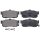 Brake pad set with wear warning 16.4 mm A.B.S. for NISSAN ALMERA and others