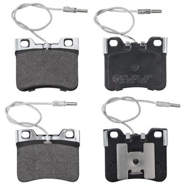Brake pad set with wear sensor 16.5 mm A.B.S. for CITROËN SAXO and others