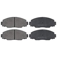 Brake pad set without integrated wear sensor 15.5 mm...