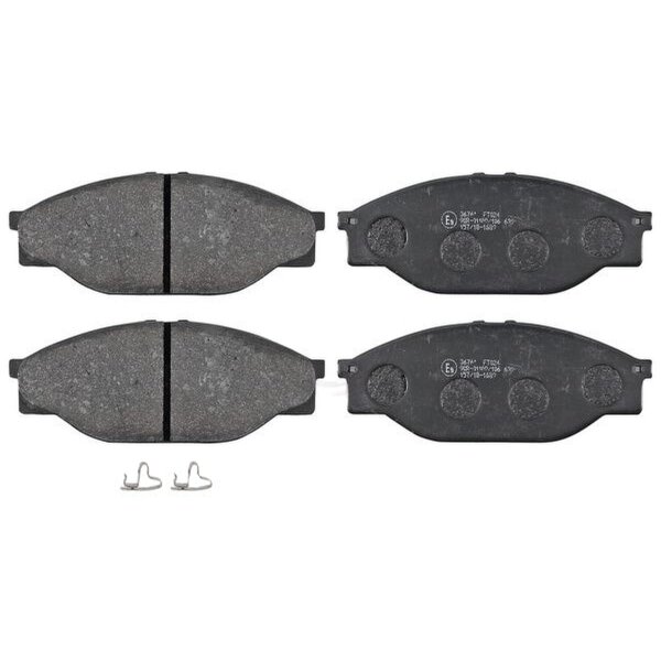 Brake pad set with wear warning 15.3 mm A.B.S. for TOYOTA HIACE and others