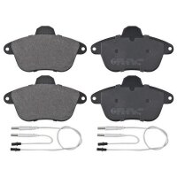 Brake pad set incl. wear warning contact 17 mm A.B.S. for...