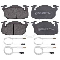 Brake pad set incl. wear warning contact 18 mm A.B.S. for...