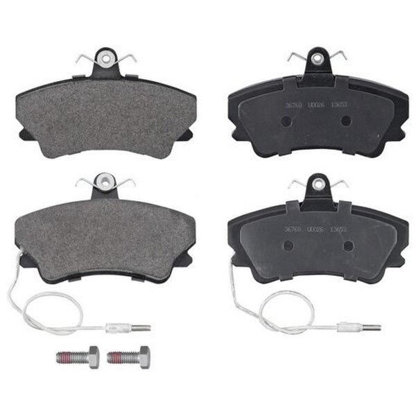Brake pad set with integrated wear sensor 18 mm A.B.S. for RENAULT ESPACE