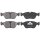 Brake pad set for wear warning indicator 19 mm A.B.S. for VOLVO S70 and others