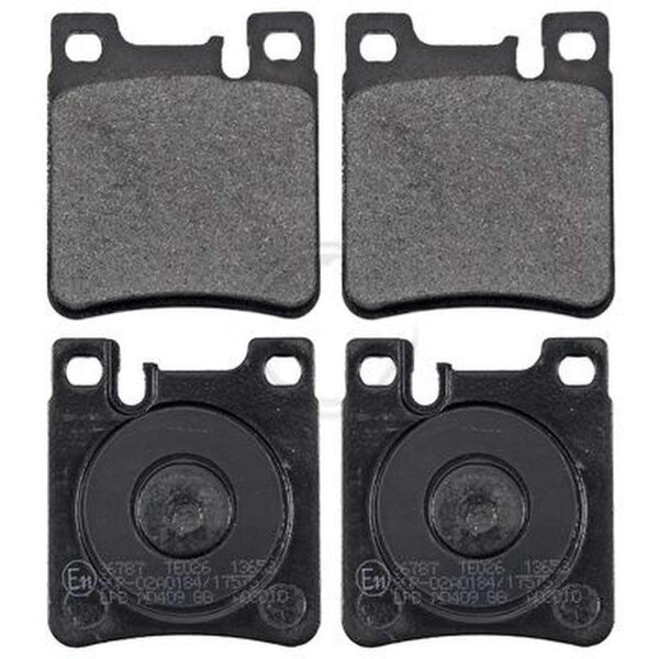 Brake pad set for wear warning indicator 15.7 mm A.B.S. for e.g. MB E-CLASS