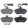 Brake pad set with wear sensor 19.6 mm A.B.S. for e.g. AUDI 100