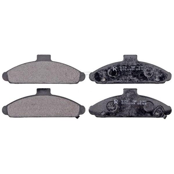 Brake pad set with acoustic wear warning 16 mm A.B.S. for HYUNDAI S