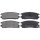 Brake pad set with wear warning 15.8 mm A.B.S. for e.g. OPEL FRONTERA