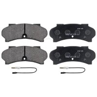 Brake pad set incl. wear warning contact 18 mm A.B.S. for...