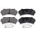 Brake pad set incl. wear warning contact 18 mm A.B.S. for PEUGEOT J9 and others