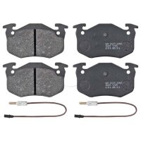 Brake pad set incl. wear warning contact 15 mm A.B.S. for...