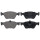 Brake pad set for wear warning indicator 18 mm A.B.S. for e.g. SAAB 900