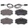 Brake pad set with wear sensor 18.5 mm A.B.S. for e.g. ALFA ROMEO