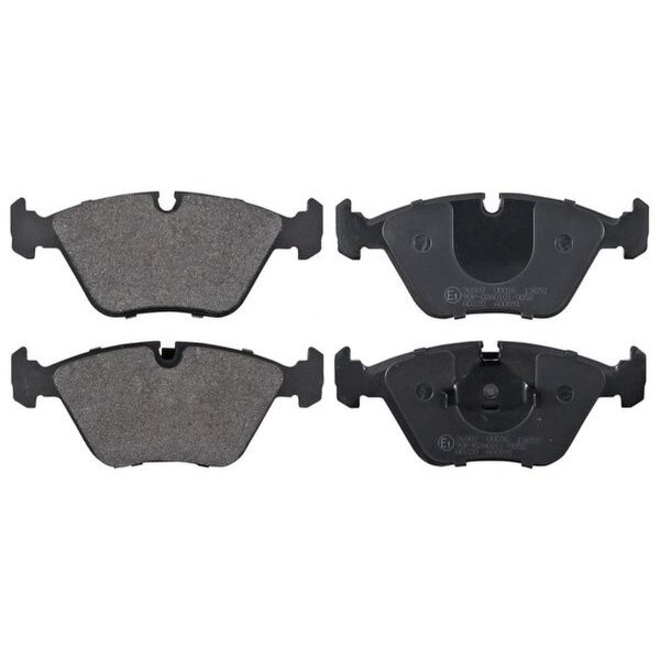 Brake pad set for wear warning indicator 18.7 mm A.B.S. for AUDI 100 and others