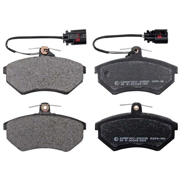 Brake pad set with integrated wear sensor 19.6 mm A.B.S. for e.g. VW GOLF