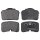 Brake pad set for wear warning indicator 18.2 mm A.B.S. for AUDI 100 and others