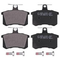 Brake pad set without wear sensor 16.5 mm A.B.S. for AUDI...