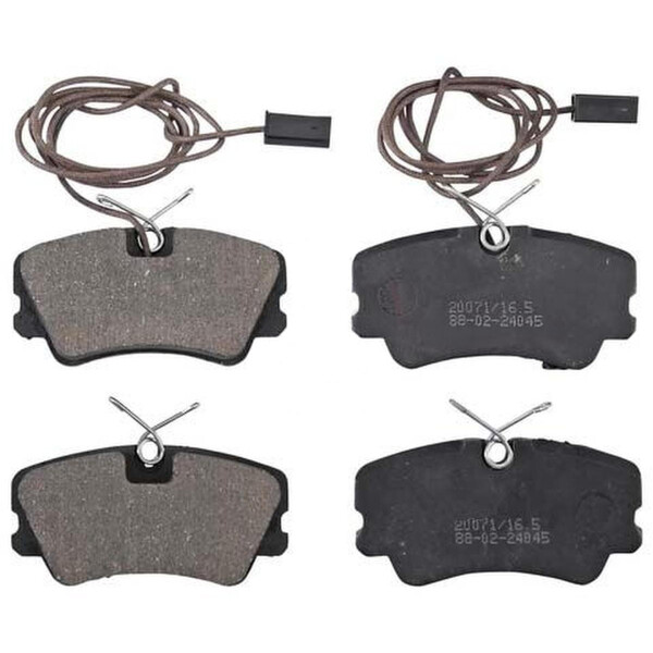 Brake pad set with wear sensor 16.5 mm A.B.S. for e.g. ALFA ROMEO 33